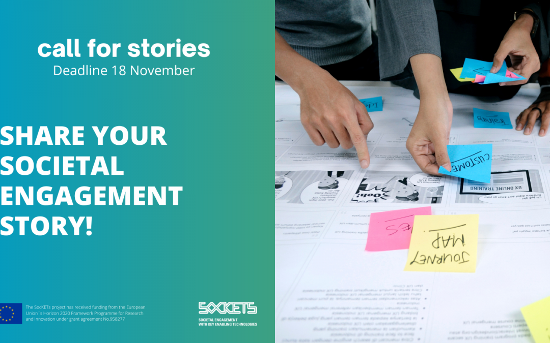 Societal Engagement Stories, are you our next author?